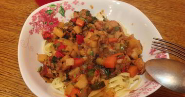 Рецепт Лагмана с солеными огурчиками