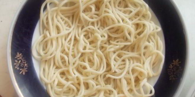 Рецепт лагмана с тянутой лапшой