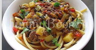 Рецепт Лагмана со спагетти