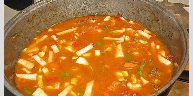 Рецепт лагмана со спагетти