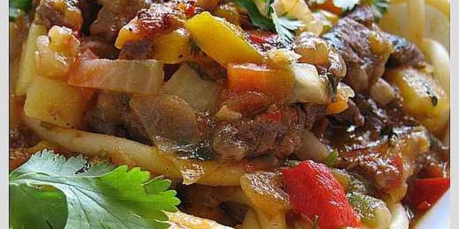 Рецепт лагмана со спагетти