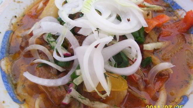 Рецепт лагмана узбекского