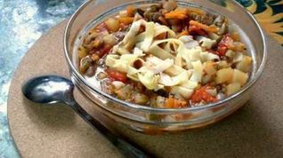 Рецепт Лагмана в казане на костре