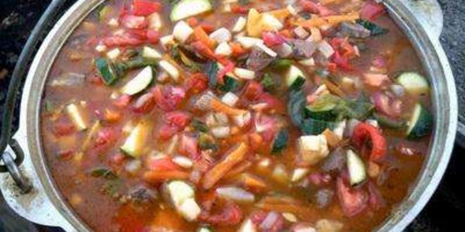 Рецепт лагмана в казане на костре