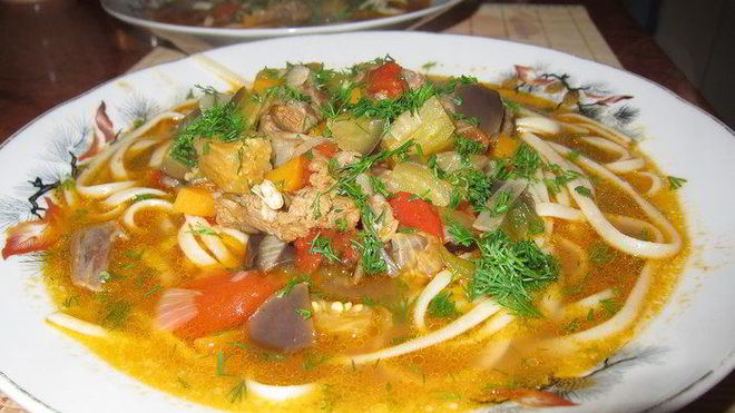 Рецепт лагмана звезда кавказа