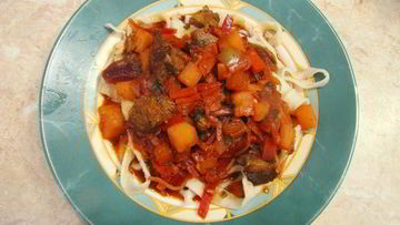 Рецепт Узбекского Лагмана с настоящей домашней лапшой