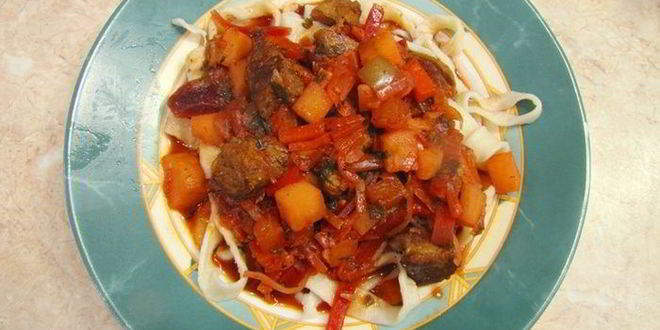 Рецепт Узбекского Лагмана с настоящей домашней лапшой