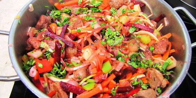 Рецепт узбекского лагмана с настоящей домашней лапшой