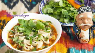 Рецепт Узбекского лагмана жареного