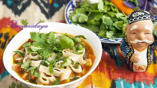 Рецепт Узбекского лагмана жареного