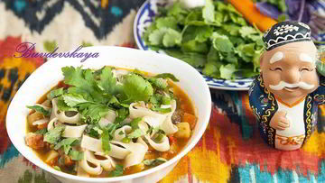 Рецепт Узбекского лагмана жареного