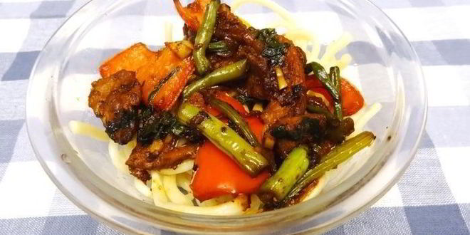 Рецепт жареного лагмана