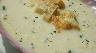 Рецепт Альпийского молочного супа с сыром