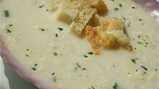 Рецепт Альпийского молочного супа с сыром