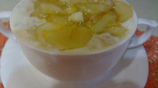 Рецепт Молочного овсяного супа с грушей