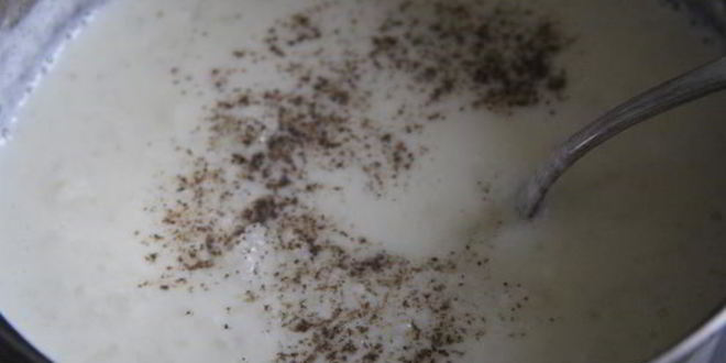 Рецепт молочного рисового супа с брынзой