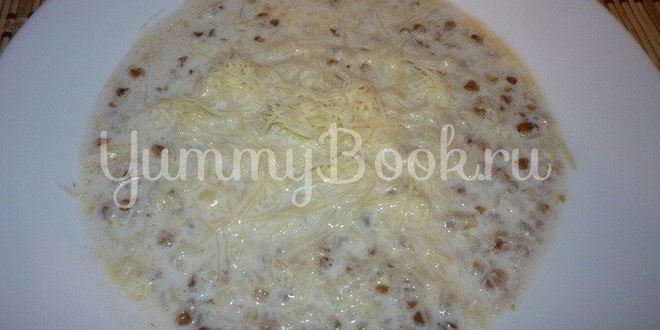 Рецепт Молочного супа Дружба с сыром из мультиварки