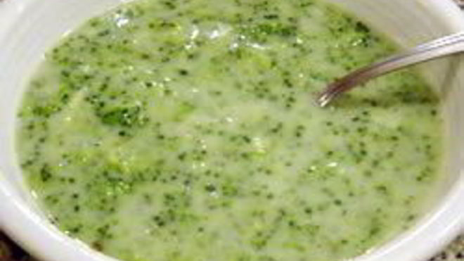 Рецепт молочного супа из брокколи