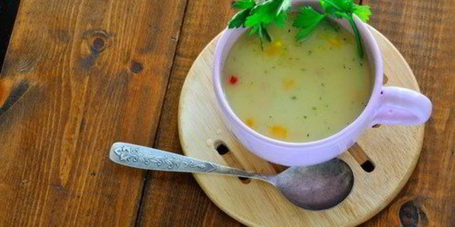 Рецепт Молочного супа из трески с сельдереем и перцем