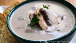 Рецепт Молочного супа с грибами