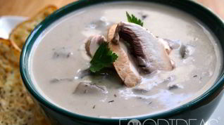 Рецепт Молочного супа с грибами