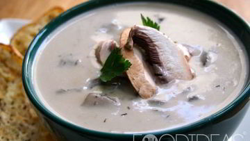 Рецепт Молочного супа с грибами