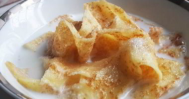 Рецепт Молочного супа с лапшой из крахмальных блинов