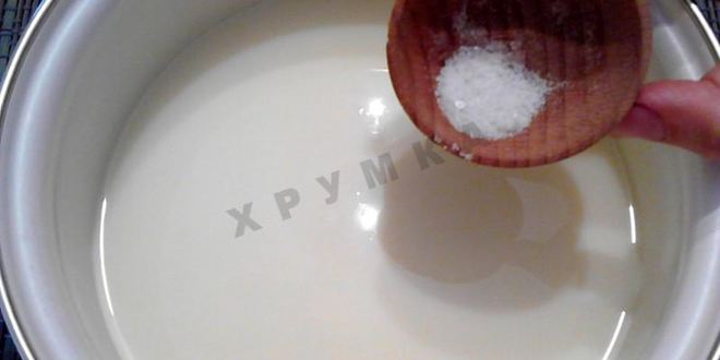 Рецепт молочного супа с лапшой