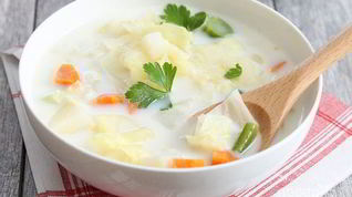 Рецепт Молочного супа с овощами
