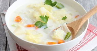 Рецепт Молочного супа с овощами