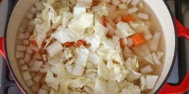 Рецепт молочного супа с овощами