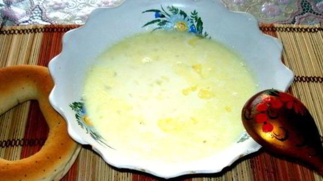 Рецепт молочного супа с пшеном
