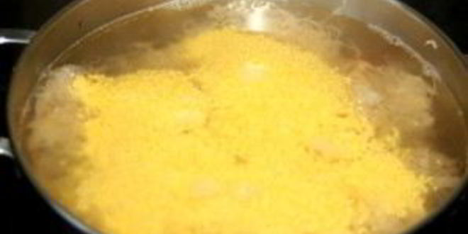 Рецепт молочного супа с пшеном