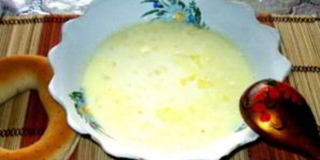 Рецепт молочного супа с пшеном