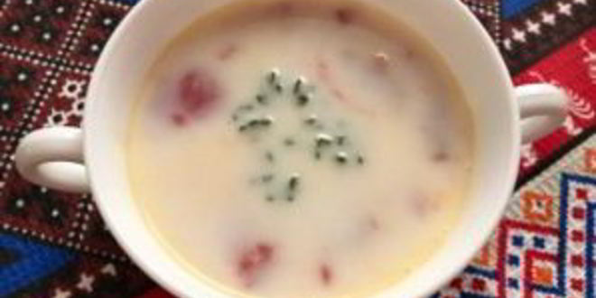 Рецепт молочного супа с томатами