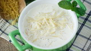 Рецепт Молочного супа с вермишелью для детей