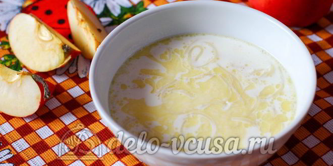 Рецепт Молочного супа с вермишелью
