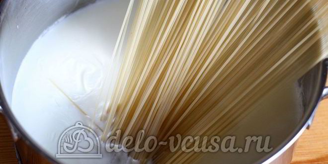 Рецепт молочного супа с вермишелью