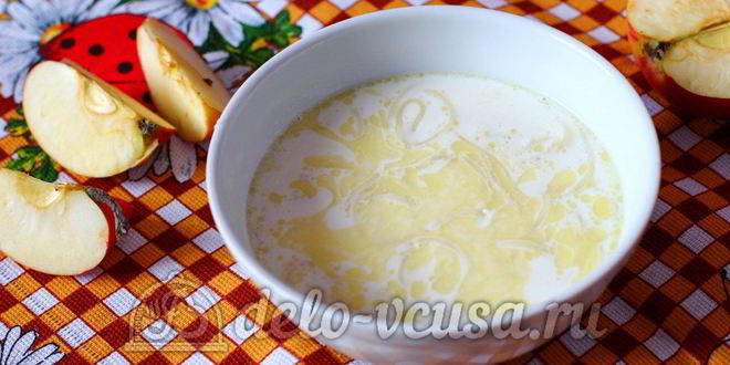 Рецепт молочного супа с вермишелью