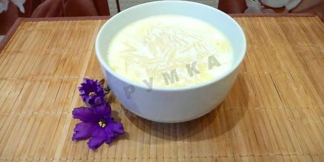 Рецепт молочного супа в мультиварке