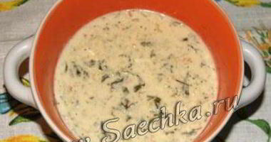 Рецепт Супа молочного с овощами