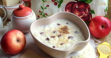 Рецепт Ванильно-молочного суп с кускусом