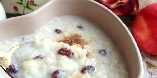 Рецепт ванильно-молочного суп с кускусом