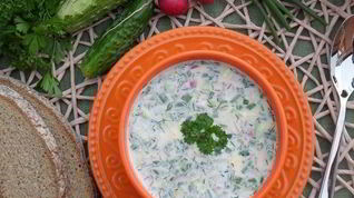 Рецепт Окрошки Деревенской