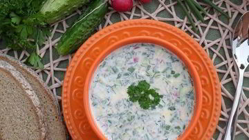 Рецепт Окрошки Деревенской