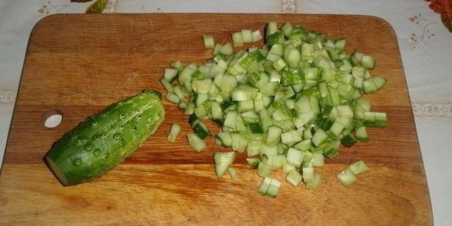 Рецепт окрошки деревенской