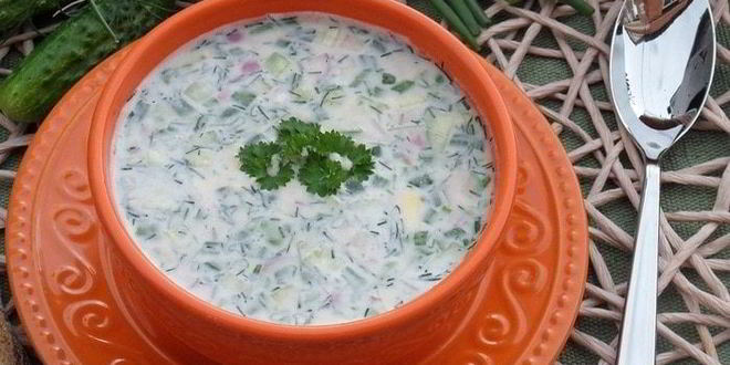 Рецепт окрошки деревенской