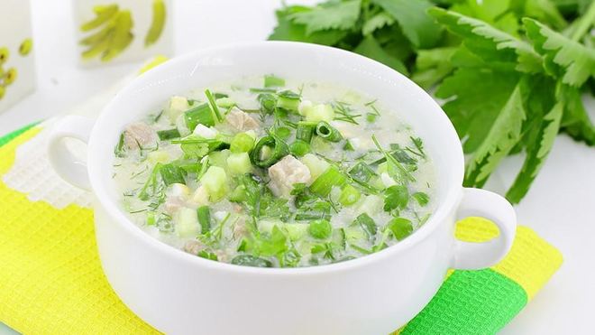 Рецепт окрошки классической на майонезе