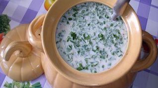 Рецепт Окрошки на бульоне