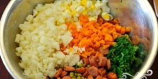 Рецепт окрошки на кефире и минералке